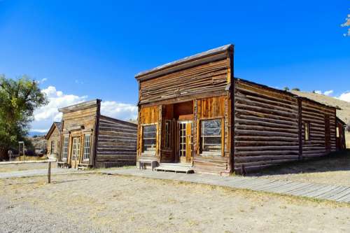Assay Office And City Drug Bannack State Park Ghost