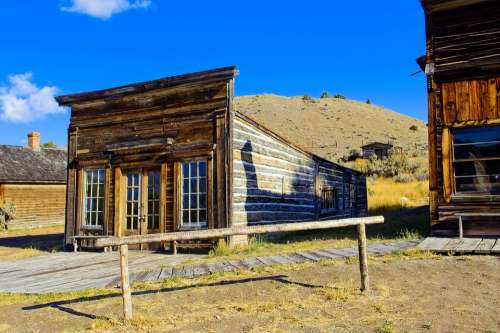 Assay Office Next To City Drug Bannack State Park