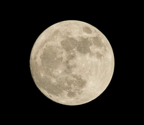 Astronomy Full Moon Luna Moon Night