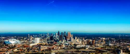 Atlanta Georgia America City Urban Skyline