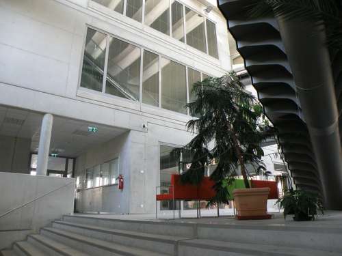 Atrium Aula University Modern Architecture Space