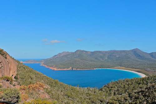 Australia Tasmania Nature Beach Water Sky