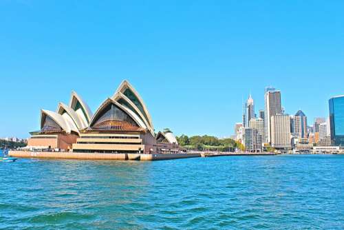 Australia Sydney Opera City Port Skyline