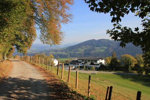 Austria Hiking Autumn Nature Mountains Landscape