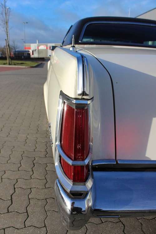 Auto Back Light Continental Oldtimer American