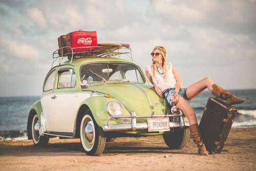 Automobile Automotive Beach Beetle Car Fashion