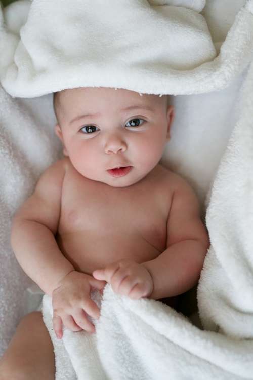 Baby Blanket Newborn Child Innocence Cute Infant