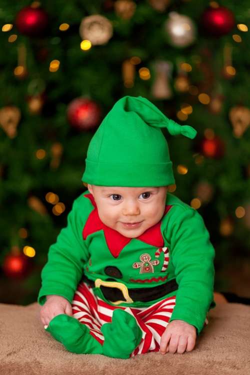 Baby Boy Child Christmas Costume Cute December