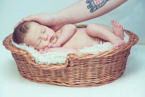 Baby Child Hand Family Boy Newborn Care Caress