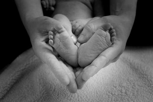 Baby Feet Heart Love Mother Motherhood Toes
