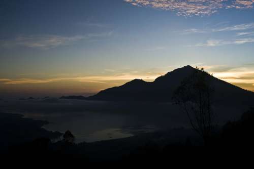 Bali Indonesia Nature Volcano Mountain