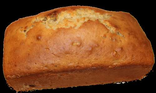 Banana Bread Sweet Baking Delicious Cake Baked