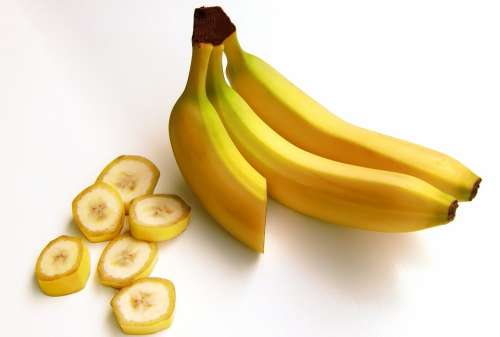 Bananas Fruit Fruits Carbohydrates Sweet Yellow