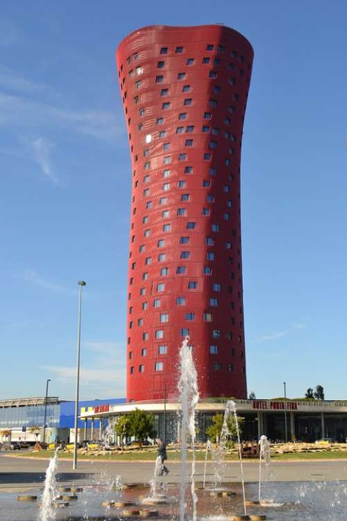 Barcelona Hotel Tower Fair Building Singular