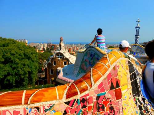 Barcelona Trip Spain Gaudí Park Guell Fresh Air