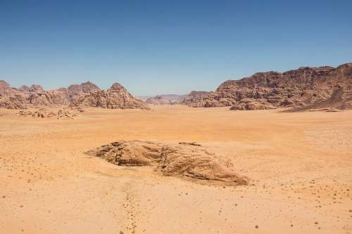 Barren Desert Dry Landscape Nature Sand Sahara