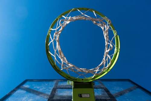 Basketball Basket Sky In The Free Web Plastic
