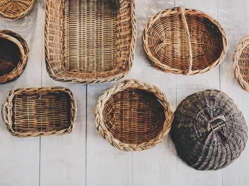 Baskets Picnic Basket Wicker Containers Carry