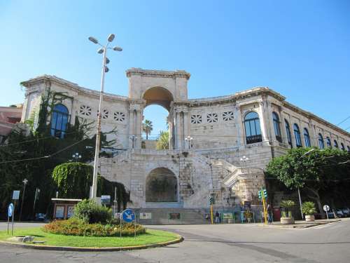 Bastion San Remy Sardinia Cagliari Historic Center