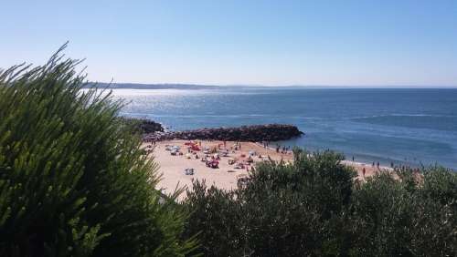 Beach Oeiras Ocean Agua Landscape