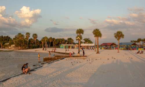 Beach Florida Gulf Sky Tourism Coast Nature