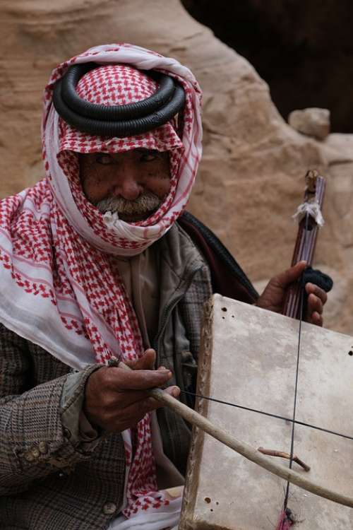Bedouin Rebab Violin Desert Jordan Traditional