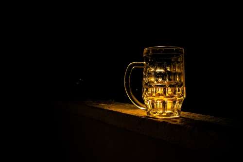 Beer Pint Beverage Illuminated Cup Alcohol