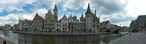 Belgium Flanders Gent Historically Building City