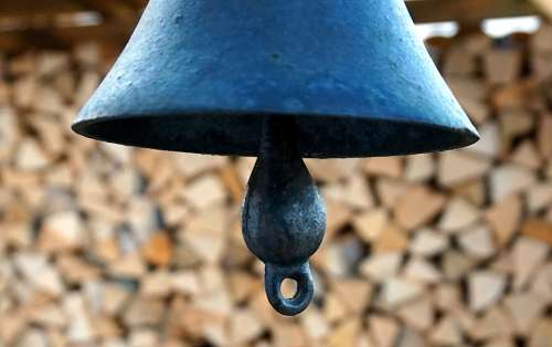 Bell Iron Metal Old Antique Historically