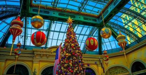 Bellagio Las Vegas Christmas Tree Decoration Famous