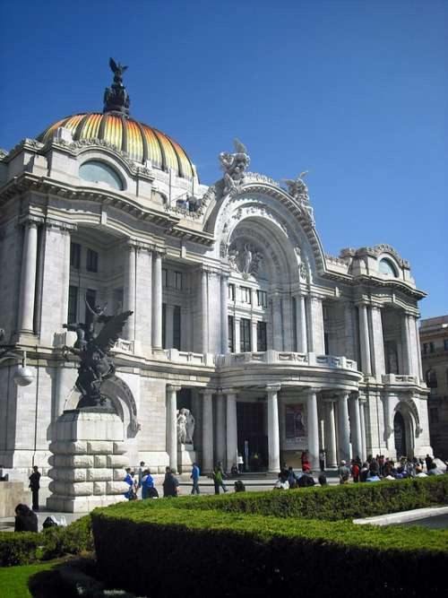 Bellas Artes Building Mexico Monument Museum Art