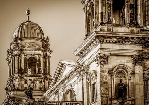 Berlin Cathedral Building Architecture Berlin Dom