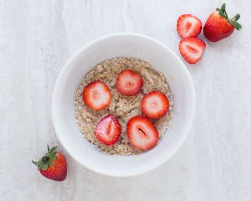 Berries Strawberries Bowl Breakfast Food Fruit