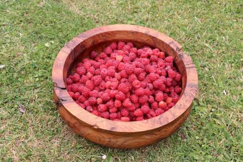 Berries Raspberries Sweet Dessert Food Fruit