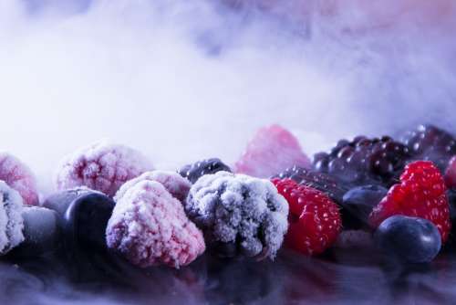 Berries Frozen Food Consered Preserved Ice Fresh