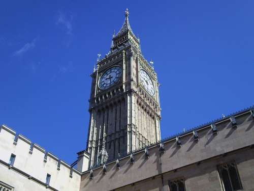 Big Ben Clock London Tower England British