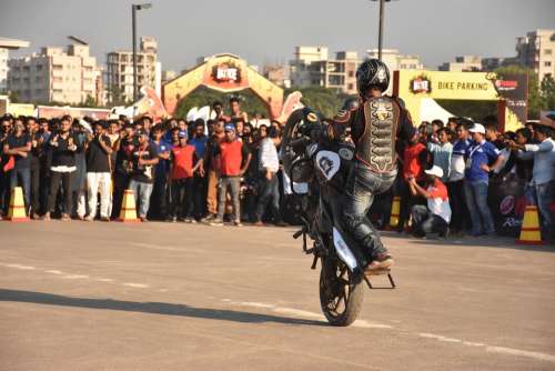 Bike Stunt Wheelie Stoppie Motorcycle Sport