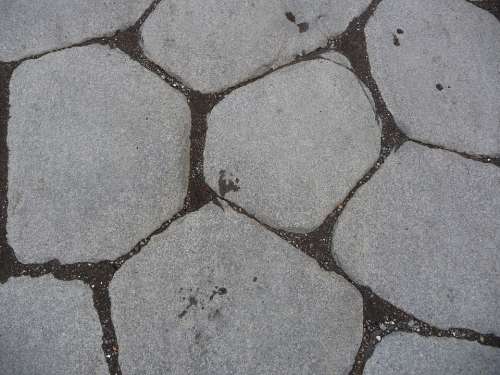 Blocks Cobble Pompeii Stone Paving Pattern Ground