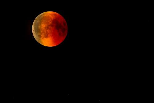 Blood Moon Moon Lunar Eclipse Moonlight Moonrise
