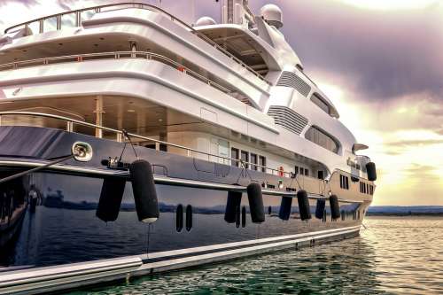 Boat Yacht Port Luxury Vacations Maritime Ship