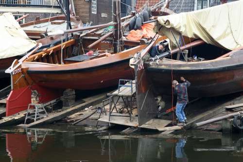 Boat Builder Repair Holland Dutch Tradition