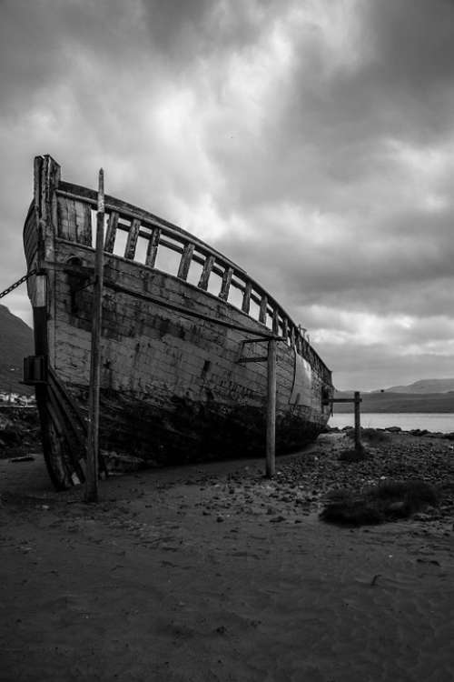 Boat Demise Faroe Islands Sea Ship Water Holiday