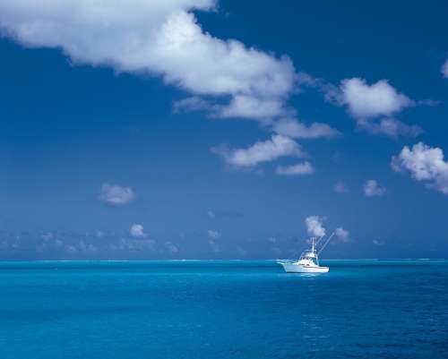 Boat Sailboat Water Ocean Yacht Ship Sky Blue