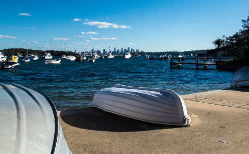 Boats Water Sydney Landscape