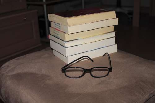 Books Education Book Reading Glasses Formed Read