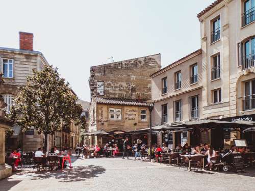 Bordeaux France Building Street Architecture City