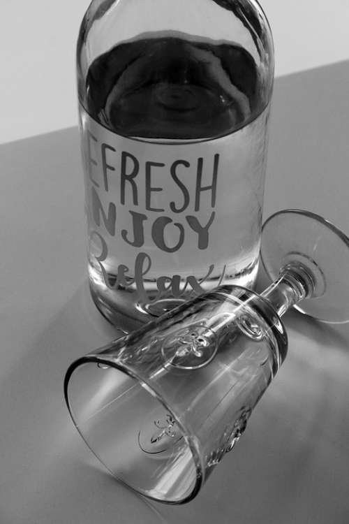 Bottle Water Water Bottle Glass Drink Refresh