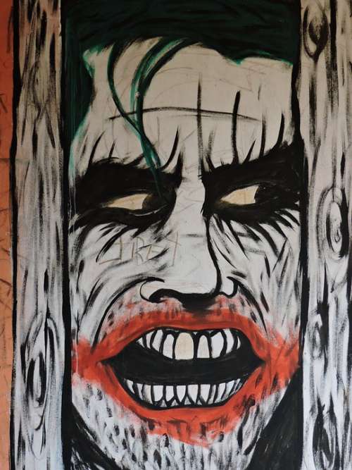 Bozo Mansion Work Of Art Man Angry Graphite