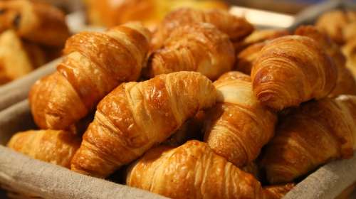 Bread Croissant Morning Puff Paste Puff Pastry