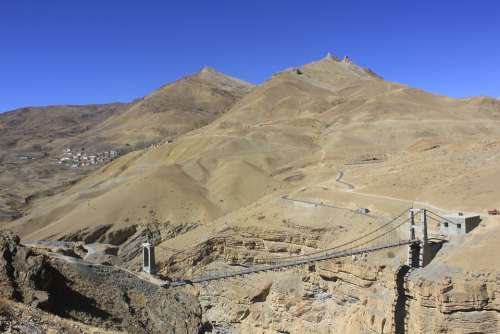 Bridge Kaza Kibber Sky Mountain